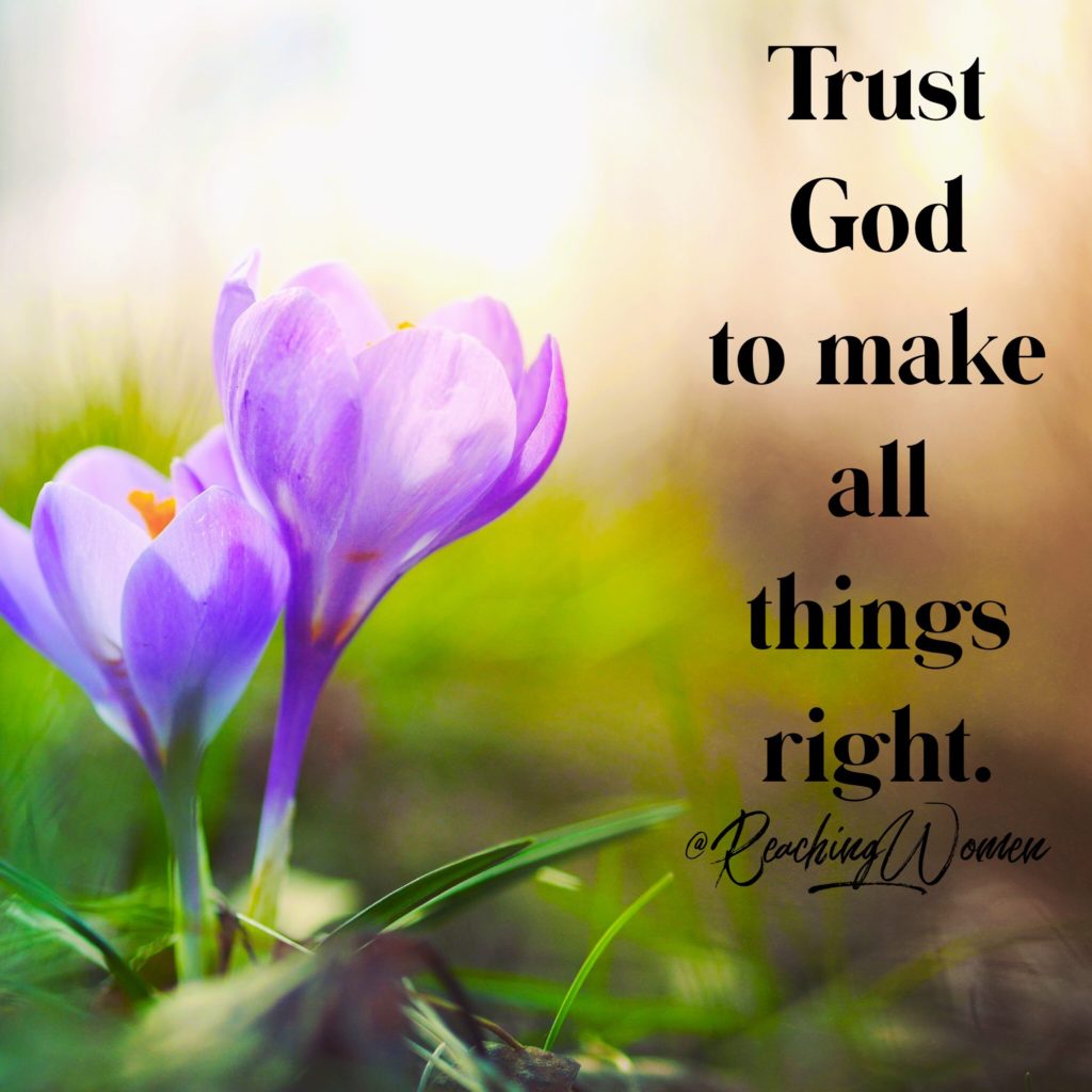 Trust God Reaching Hurting Women Ministries